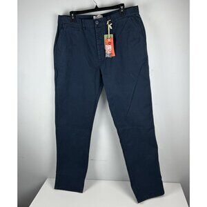 Deus Ex Machina Men’s Floyd Stretch 38x32  Chino Pants Washed Navy New